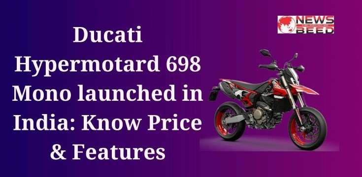 Ducati Hypermotard 698 Mono launched in India